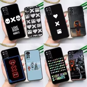 Чехол Love Death and Robots для Xiaomi Redmi Note 8 9 10 11 12 Pro 8T 9S 10S 11S Redmi 12C 9C 9T 10A 10C Cover Redmi 9T