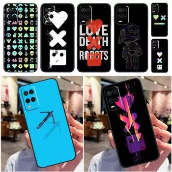 Чехол Love Death Robots для OPPO A53 A53S A31 A54 A74 A94 A52 A72 A83 A91 A93 A1K A15 A16 A5 A9, мягкий чехол OPPO A15