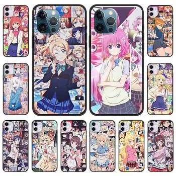 Чехол Love Live Sunshine Anime Cute Girl для iPhone 13 14 11 12 Pro Max 7 8 Plus SE2020 X XR XS Роскошный силиконовый чехол для телефона iPhone 7 8 SE