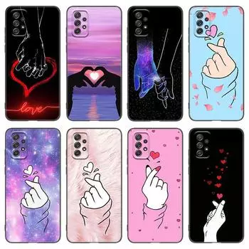 Чехол Love On The Finger Kpop для Samsung A04 A21 A30 A50 A52 S A13 A14 A22 A23 A32 A53 A73 5G A11 A12 A31 A33 A51 A70 A71 A72 Samsung A04 4G