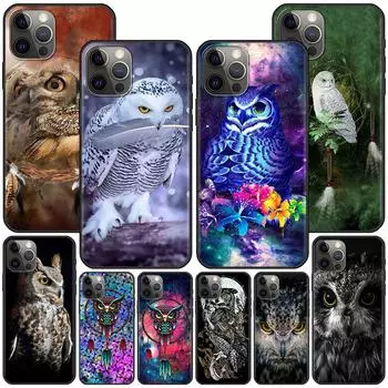Чехол «Ловец сов» для Apple iPhone 15 13 11 14 Pro Max 12 Mini 7 8 Plus XR X XS силиконовый черный чехол для телефона iPhone 7(8)