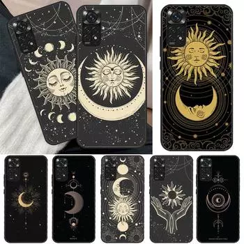 Чехол Magic Moon Tarot для Xiaomi Redmi Note 11 10 9 8 Pro Note 11S 10S 9S 8T K50 K40 9A 9C 10A 10C Cover Redmi 9T