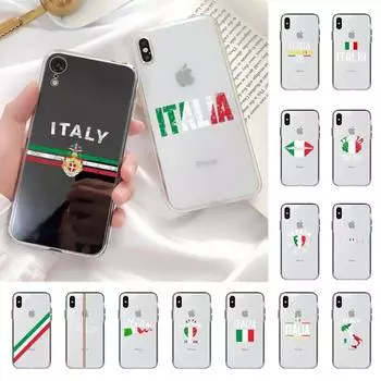 Чехол MaiYaCa для телефона с национальным флагом Италии для iPhone 11 12 13 mini pro XS MAX 8 7 6 6S Plus X 5S SE 2020 XR iphone 5 5s SE