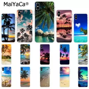 Чехол MaiYaCa The Sea Waves Beach Spray Ocean Island для iPhone 13 SE 2020 11 pro 8 7 66S Plus X 5S SE XR XS XS MAX iphone 6 6s