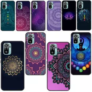 Чехол Mandala Chakra Yoga для Xiaomi Redmi Note 11 Pro, задняя крышка для Redmi Note 10 8 9 Pro 9S 10S 9A 9C 9T Redmi 7
