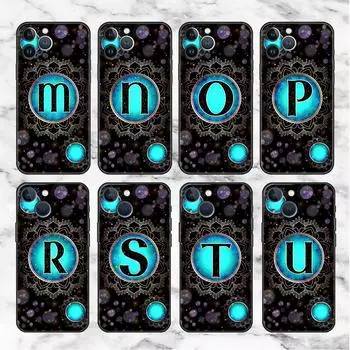 Чехол Mandala Letter MY для Apple iPhone 14 Pro Max 13 11 12 Mini SE 7 8 Plus X XS 6 6S, силиконовый чехол для телефона, мягкий чехол из ТПУ iPhone 6 6S Plus