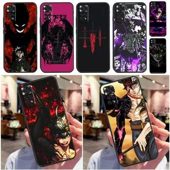 Чехол Manga Anime Black Clover для Xiaomi Redmi Note 11 Pro 11S 8 9 12 10 Pro 10S 9S Redmi 9 10 9A 9C 10C задняя крышка Redmi 9A