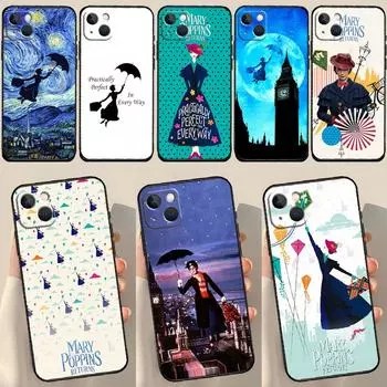 Чехол Мэри Поппинс для iPhone 13 12 11 14 15 Pro Max 7 8 Plus X XR XS Max 12 Mini SE 2020 2022 Cover Coque iPhone 13 Pro