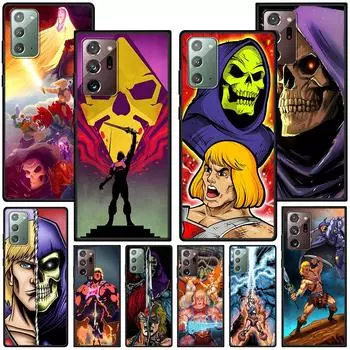 Чехол Masters of the Universe Revolution для Samsung Galaxy Note 20 Ultra 8 10 Lite 9, чехол для телефона из ТПУ Note 10 Plus, черный корпус Samsung Note 9