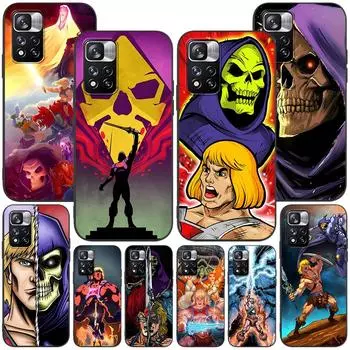 Чехол Masters of the Universe Revolution для Xiaomi Redmi 10 10C 12C 9 Prime 9C 9A 12 10A 9T K40 Pro, черный мягкий чехол для телефона из ТПУ Redmi 9T