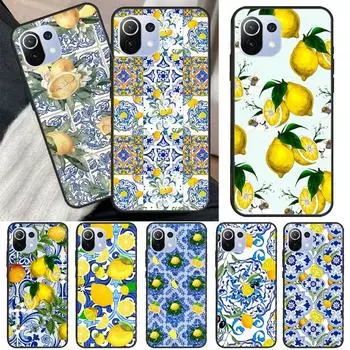 Чехол Mediterranean Lemon для POCO X5 X3 X4 F5 Pro F3 F4 GT C40 M5s, чехол для телефона Xiaomi 13 11T 12T Pro 12 Lite POCO X3 Pro