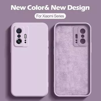 Чехол Mi 11 T 11T Pro Lite Ultra, оригинальный жидкий силиконовый мягкий чехол для Xiaomi Mi 11 T 11T Pro Ultra Lite 5G ne Mi11T Pro Mi 11T Pro