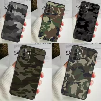 Чехол Military Army Camouflage для Samsung Galaxy A54 A34 A14 A13 A33 A53 A12 A32 A52 A71 A51 A15 A25 A35 A55 Samsung A32 4G
