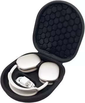 Чехол Mocamoro AirPods Max для хранения наушников, жесткий чехол, поддерживает режим сна, портативный, для путешествий, портативные Airpods Max Protection, черный чёрный