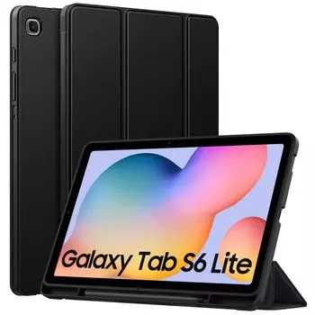 Чехол MoKo Galaxy Tab S6 Lite для Samsung Galaxy Tap S6 Lite, защитный чехол для ноутбука, чехол-подставка, совместимый с функцией автоматического отключения, чехол для хранения S Pen, роскошный PU