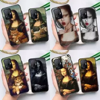 Чехол Mona Lisa для POCO F5 X5 X3 Pro X4 F4 GT F3 M5s C40 Чехол для Xiaomi 13 12 Lite 11T 12T Pro 12X Mi 12X