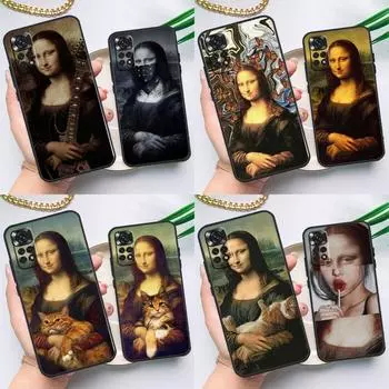 Чехол Мона Лиза для Xiaomi Redmi Note 8 9 10 11 12 Pro 8T 9S 10S 11S Redmi 12C 9C 9T 10A 10C Cover Redmi Note 11S