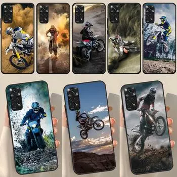 Чехол Moto Cross Motorcycle Sport для Redmi Note 12 Pro Plus для Redmi Note 10 8 9 11 Pro 12S 11S 10S 9S 9C 10C 12C Redmi Note 8 Pro