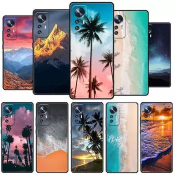 Чехол Mountain Beach Sea для Xiaomi Mi Poco X3 NFC M4 M3 Pro F3 GT F1 11 Lite Note 10 11T 10T 9T задняя мягкая крышка телефона Xiaomi Mi 9