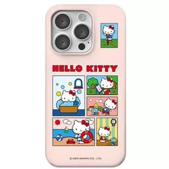 Чехол MPIC Sanrio Hello Kitty Cartoon Matte Slim Fit для мобильного телефона, популярный персонаж в Корее