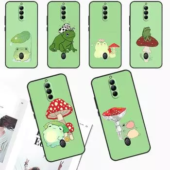 Чехол мятно-зеленого цвета с изображением лягушки-гриба для ZTE Nubia Red Magic 9 Pro 8 8S Pro Plus Red Magic 6 7 6S 7S Pro 5G 5S 6R Cover Red Magic 6