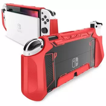 Чехол Mumba Nintendo Switch OLED 2021, органическая модель EL, защитный чехол TPU Grip, совместим с Nintendo Switch OLED и контроллером