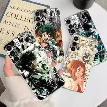 Чехол My Hero Academy для Samsung Galaxy S22 S21 FE Note 20 Ultra 10 Plus 8 9 S20 Note10 Lite, мягкий роскошный силиконовый чехол для телефона Samsung Note 20 5G