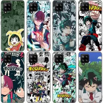 Чехол My Hero Academy Midoriya для Samsung Galaxy A12 A02S A22 A32 A52 A72 A71 A51 A41 A31 A21 A11 A50 A70 A10S A20S, черный чехол Samsung A41