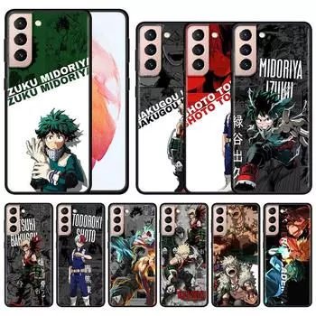 Чехол My Hero Academy Midoriya Izuku Comics для Samsung Galaxy S22 S21 S20 Ultra FE S22 S21 S20 S10 S9 S8 Plus 5G S10e S7 Edge Samsung S22Ultra