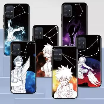 Чехол My Hero Boku No Hero Academy для Samsung Galaxy A51 A12 A21s A71 A52 A31 A32 A02s A72 A11 A41 A22 A01 A42, черный мягкий чехол Samsung A21