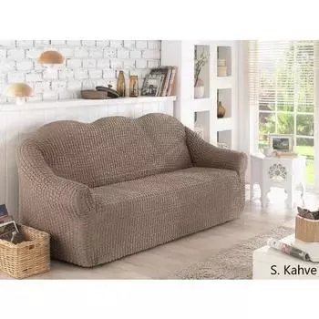Чехол на 2-местный диван Karna Home Stretch Sahara Beige