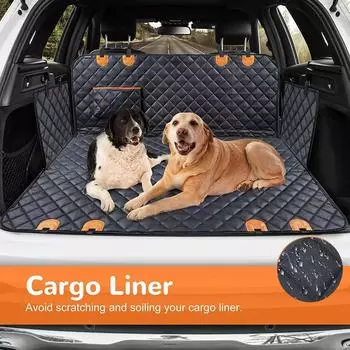 Чехол на автомобильное сиденье для собак, водонепроницаемый дорожный переносчик для собак, гамак, защитный коврик для заднего сиденья автомобиля, переноска для собак, защитная подушка серый