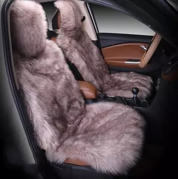 Чехол на автомобильное сиденье, зимняя плюшевая меховая защита для автомобильного сиденья, авто чехлы на сиденья