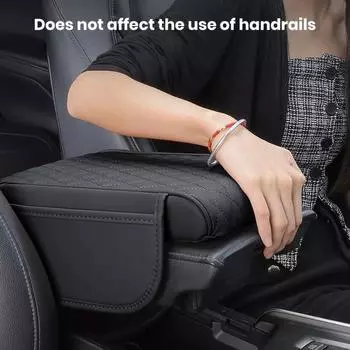 Чехол на центральную консоль автомобиля, чехол на подлокотник, износостойкий, простой в установке, универсальный автомобильный подлокотник, ящик для хранения, аксессуары