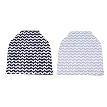 Чехол на детское автокресло, эластичный, полностью покрывающий, чехол для кормления грудью, чехол для тележки для покупок для O Black Stripe