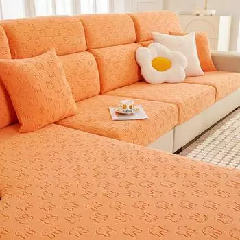 Чехол на диван, эластичный универсальный диван с защитой от кошачьих царапин, ленивый трехместный одноженский диван, пылезащитный чехол S