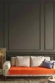 Чехол на диван Asian, 115x200 см, оранжевый