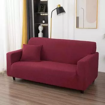 Чехол на диван для гостиной, эластичный толстый жаккардовый чехол для дивана, L-образный угловой чехол для дивана, 1/2/3/4-местный чехол для дивана 1 Seater 90-140cm