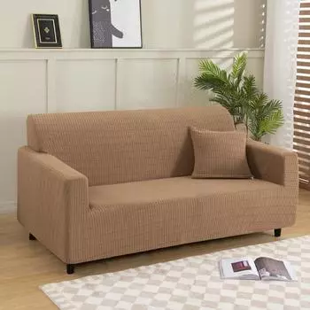 Чехол на диван для гостиной, толстый эластичный жаккардовый чехол для дивана, кресла, 1/2/3/4-местного L-образного углового чехла для дивана 1 Seater 90-140cm