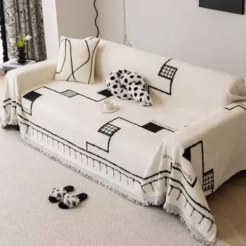 Чехол на диван Dreamland, чехол для дивана, тканевое полотенце для дивана, двусторонний чехол для дивана, всесезонный универсальный чехол для дивана, трехместный диван 180x130
