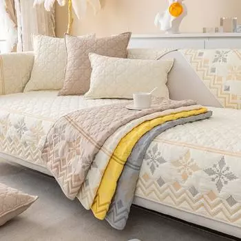 Чехол на диван, Европейский универсальный чехол для дивана, нескользящий чехол для дивана, полотенце для дивана для декора гостиной