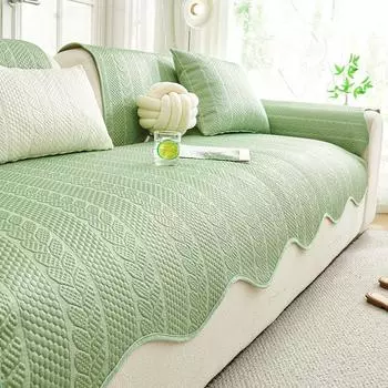 Чехол на диван из ледяного шелка для гостиной, нескользящее полотенце для дивана на лето 2023, новый современный однотонный чехол на диван, чехол для спинки 70X70cm