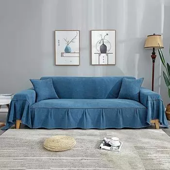 Чехол на диван «Ленивый», кашемировая ткань «Ченни», коленное одеяло, моющееся ворсовое одеяло, которое можно стирать в машине, одеяло 170*180CM