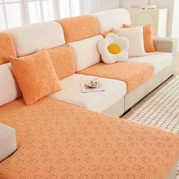 Чехол на диван на все сезоны, новый универсальный современный простой противоскользящий ленивый пылезащитный чехол для дивана-подушки S