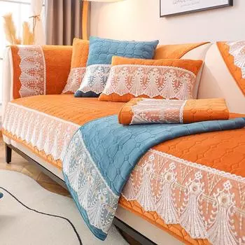 Чехол на диван на все сезоны, новый простой латексный кожаный диван, подушка для сиденья, утолщенный нескользящий коврик 90*70cm