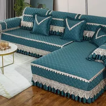 Чехол на диван, подушка для дивана, всесезонная универсальная ткань, подушка для сиденья благородной наложницы, полностью завернутая спинка, нескользящее полотенце, стеганая ткань 70*70cm