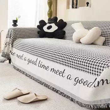 Чехол на диван-полотенце Four Seasons Universal Light Роскошный высококачественный чехол для дивана Универсальный универсальный нескользящий пыленепроницаемый чехол для дивана с защитой от кошачьих царапин 180*130