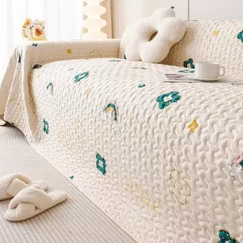 Чехол на диван, полотенце, хлопковый чехол для дивана в скандинавском стиле, универсальный универсальный чехол для дивана, универсальная подушка для дивана, четыре сезона 180*130cm