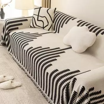 Чехол на диван, полотенце, новый четырехсезонный универсальный чехол для дивана с защитой от кошачьих царапин, ткань с полным покрытием, одеяло для дивана, нескользящий чехол для дивана, пыленепроницаемый 180*130cm