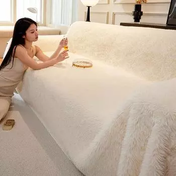 Чехол на диван, полотенце, универсальный высококачественный плюшевый зимний чехол, одеяло, новый полностью завернутый чехол 172*130cm